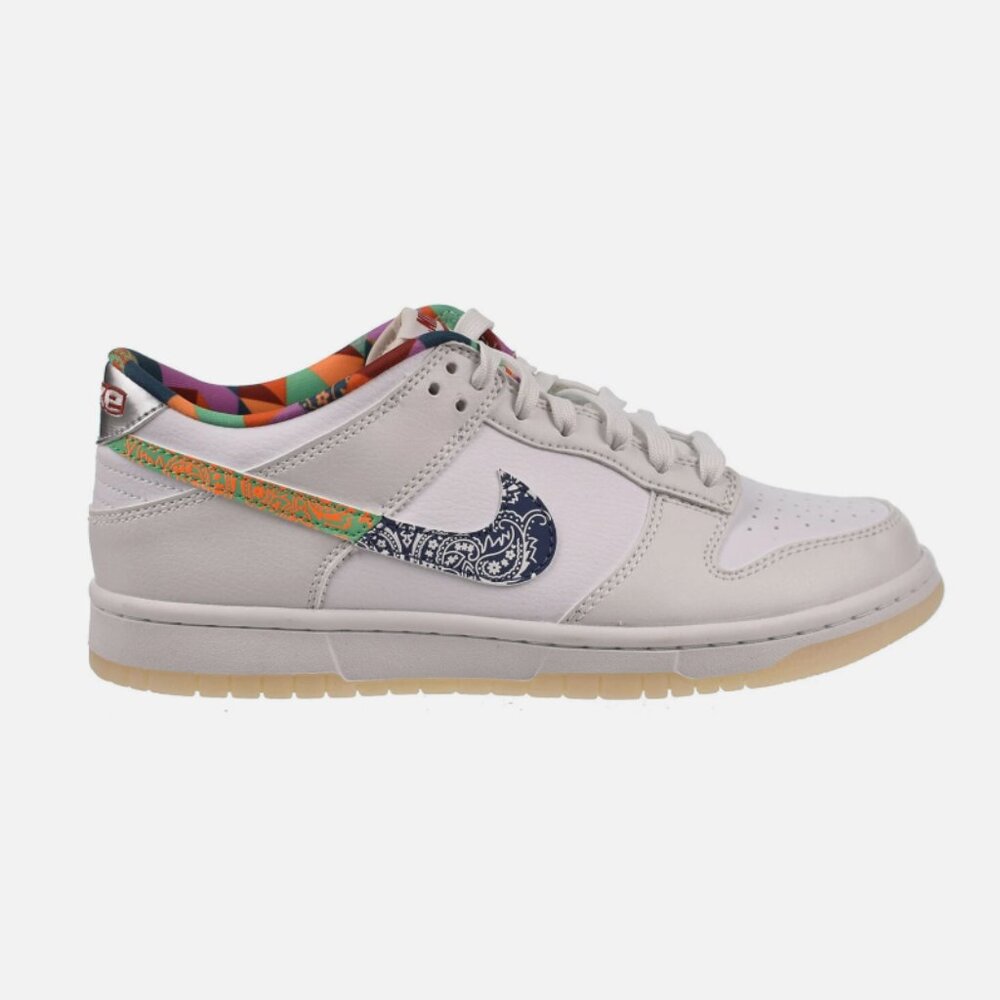 Nike Dunk Low Shoes White Multi-Color Paisley "MULTIPLE SIZE"